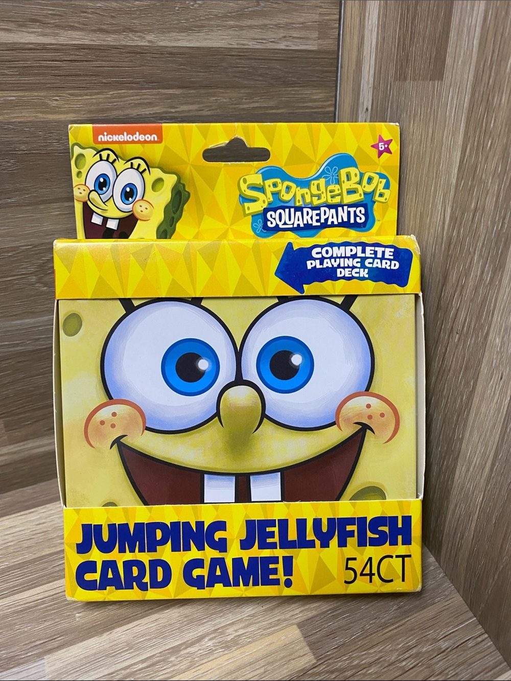 Nickelodeon SpongeBob SquarePants Jumping Jellyfish Card Game - Yellow & Blue